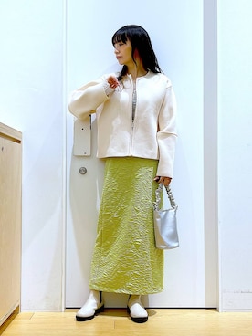 あおき@LAKOLE海老名さん（レディース・156cm）の春コーディネート