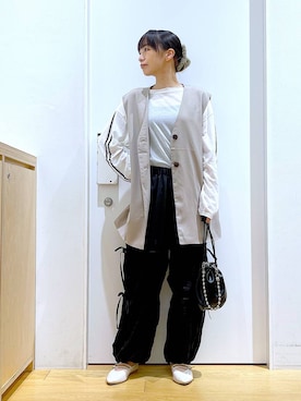 あおき@LAKOLE海老名さん（レディース・156cm）の秋コーディネート