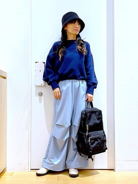 あおき@LAKOLE海老名さん(レディース・156cm)の春コーディネート