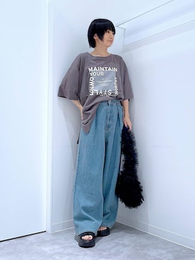 あおき@LAKOLE海老名さん（レディース・156cm）の秋コーディネート