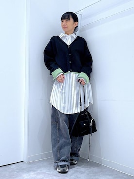 あおき@LAKOLE海老名さん（レディース・156cm）の春コーディネート