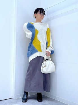 「LAKOLE（ラコレ）のアイテム」を使った、あおき@LAKOLE海老名さん（レディース・156cm）の秋コーディネート