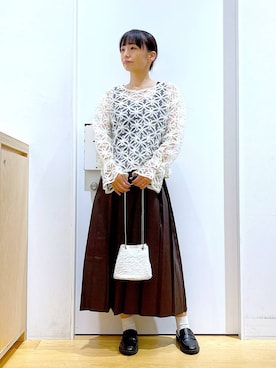 あおき@LAKOLE海老名さん（レディース・156cm）の秋コーディネート