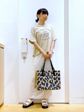 あおき@LAKOLE海老名さん(レディース・156cm)の夏コーディネート