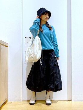 あおき@LAKOLE海老名さん(レディース・156cm)の春コーディネート