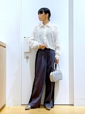 あおき@LAKOLE海老名さん(レディース・156cm)の春コーディネート