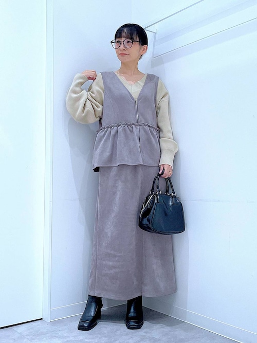 Vネックニットプルオーバー / 581266