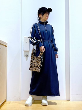 あおき@LAKOLE海老名さん(レディース・156cm)の秋コーディネート