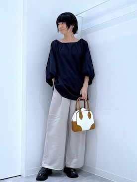 あおき@LAKOLE海老名さん（レディース・156cm）の秋コーディネート