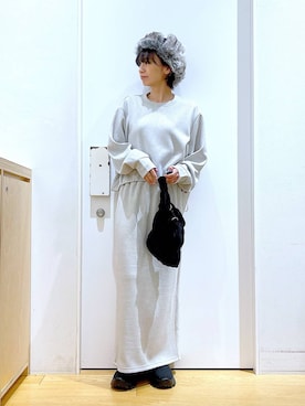 あおき@LAKOLE海老名さん(レディース・156cm)の冬コーディネート