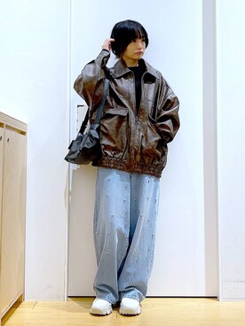 あおき@LAKOLE海老名さん（レディース・156cm）の秋コーディネート