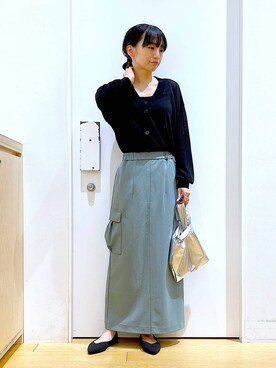 あおき@LAKOLE海老名さん(レディース・156cm)の春コーディネート