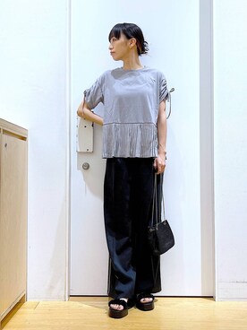 あおき@LAKOLE海老名さん（レディース・156cm）の秋コーディネート