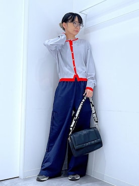 あおき@LAKOLE海老名さん（レディース・156cm）の春コーディネート