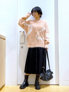 あおき@LAKOLE海老名さん（レディース・156cm）の秋コーディネート