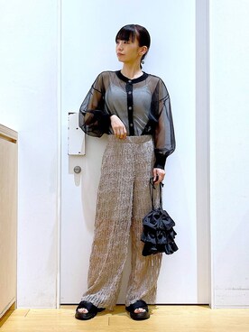 あおき@LAKOLE海老名さん(レディース・156cm)の夏コーディネート