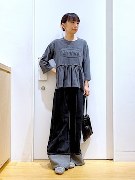 あおき@LAKOLE海老名さん（レディース・156cm）の秋コーディネート