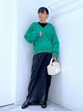 あおき@LAKOLE海老名さん（レディース・156cm）の春コーディネート