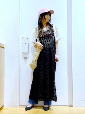 あおき@LAKOLE海老名さん(レディース・156cm)の春コーディネート