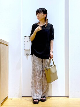 あおき@LAKOLE海老名さん（レディース・156cm）の夏コーディネート