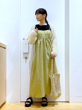 あおき@LAKOLE海老名さん（レディース・156cm）の夏コーディネート