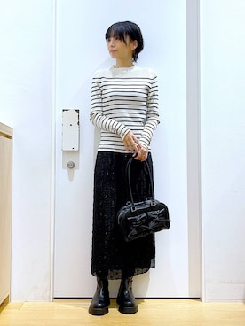 あおき@LAKOLE海老名さん(レディース・156cm)の秋コーディネート