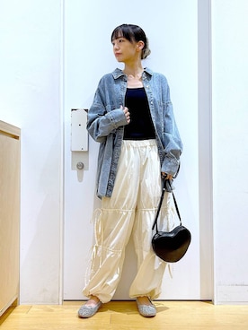 あおき@LAKOLE海老名さん（レディース・156cm）の秋コーディネート