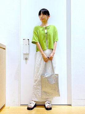 あおき@LAKOLE海老名さん（レディース・156cm）の秋コーディネート