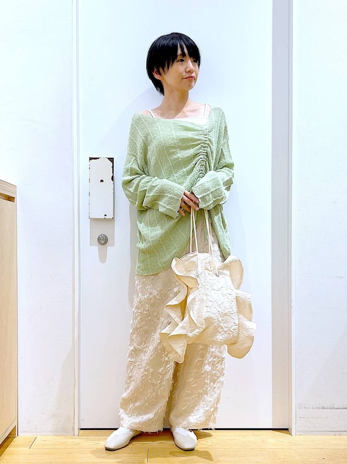 salan様 セール】カットジャガードパンツ / 290719（その他パンツ）｜LAKOLE