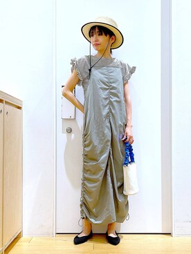 あおき@LAKOLE海老名さん（レディース・156cm）の春コーディネート