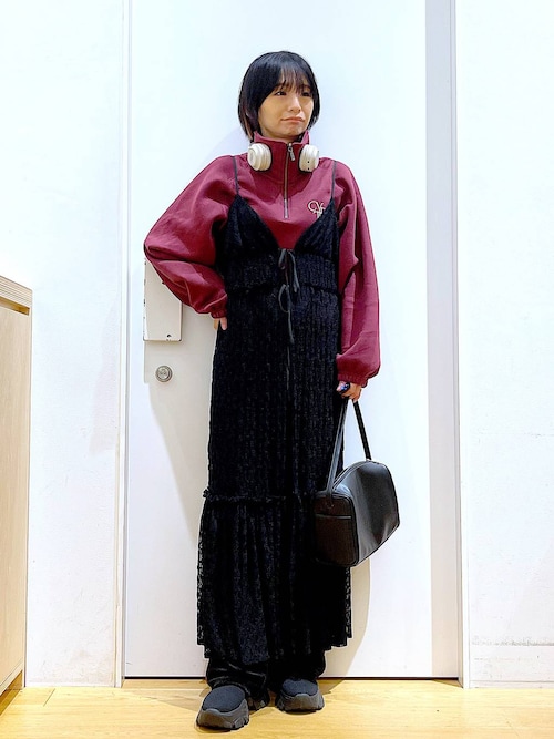 専用　リクエスト品 セール】刺繍ロゴハーフZIPプルオーバー / 151737（スウェット