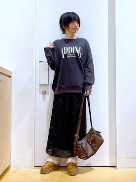 「LAKOLE（ラコレ）のアイテム（その他シューズ）」を使った、あおき@LAKOLE海老名さん（レディース・156cm）の秋コーディネート