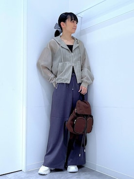 「LAKOLE（ラコレ）のアイテム」を使った、あおき@LAKOLE海老名さん（レディース・156cm）の春コーディネート