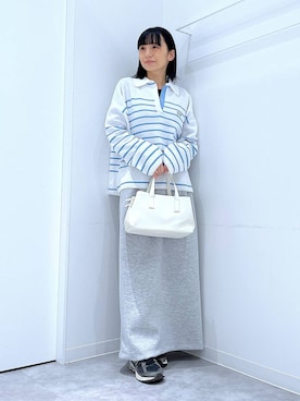 あおき@LAKOLE海老名さん（レディース・156cm）の春コーディネート