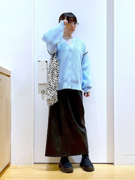 あおき@LAKOLE海老名さん（レディース・156cm）の春コーディネート