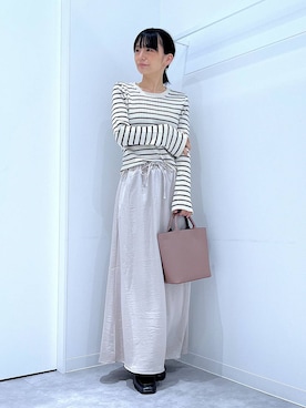 あおき@LAKOLE海老名さん（レディース・156cm）の秋コーディネート