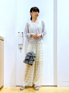 あおき@LAKOLE海老名さん（レディース・156cm）の夏コーディネート