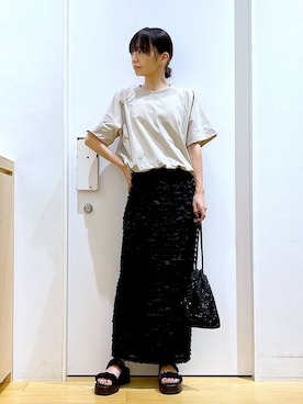 あおき@LAKOLE海老名さん(レディース・156cm)の夏コーディネート