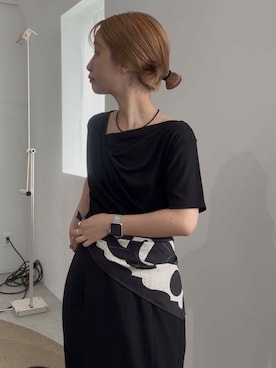 「ウェーブ×イエベ秋」｜momokaさん（レディース・155cm）の夏コーディネート