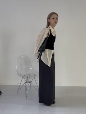 「アイテム（その他トップス）」を使った、momokaさん（レディース・155cm）の秋コーディネート