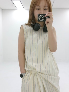 「URBAN RESEARCH（アーバンリサーチ）のアイテム（ワンピース）」を使った、momokaさん（レディース・155cm）の夏コーディネート
