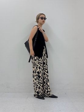 「アイテム（ベスト）」を使った、momokaさん（レディース・155cm）の夏コーディネート