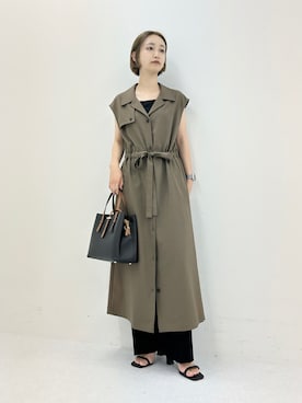 「RODE SKO（ロデスコ）のアイテム」を使った、momokaさん（レディース・155cm）の秋コーディネート