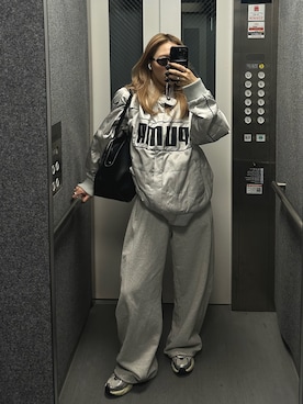 「アイテム（ジャケット/アウター）」を使った、Tsujita Rinoさん（レディース・153cm）の秋コーディネート