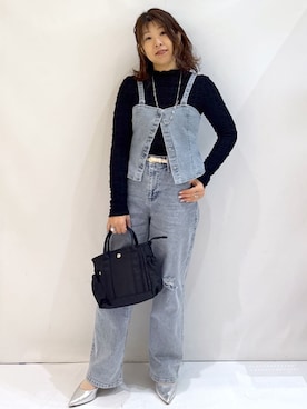 nakkoさん（レディース・154cm）の春コーディネート