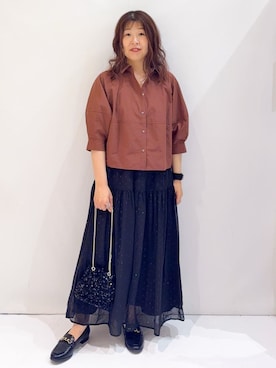 nakkoさん（レディース・154cm）の秋コーディネート