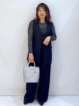 nakkoさん（レディース・154cm）の春コーディネート