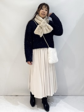 nakkoさん(レディース・154cm)の冬コーディネート