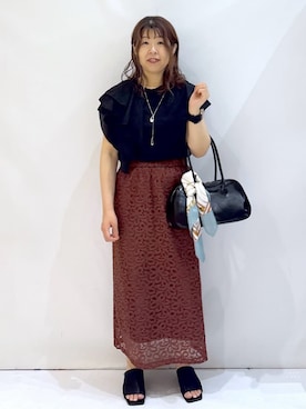 nakkoさん（レディース・154cm）の夏コーディネート