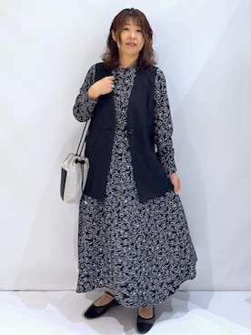 nakkoさん（レディース・154cm）の春コーディネート